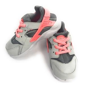 nike huarache infant grey